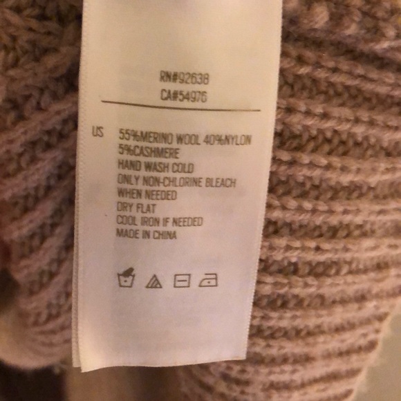 Merino/Nylon/Cashmere cardigan Fossil - Picture 6 of 7